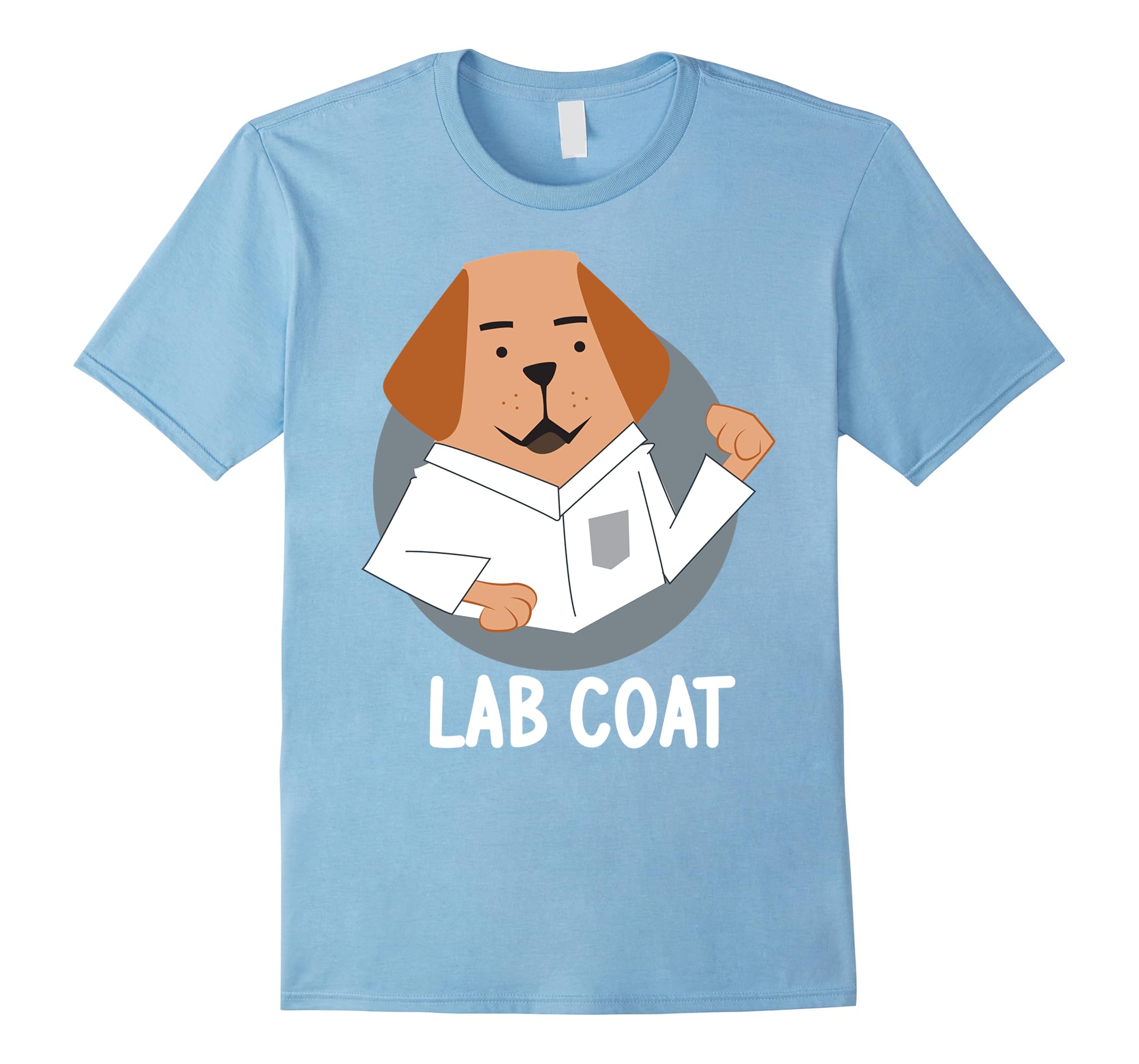 Lab Coat Funny Labrador Dog Pun T Shirt Science ScientistRT Rateeshirt